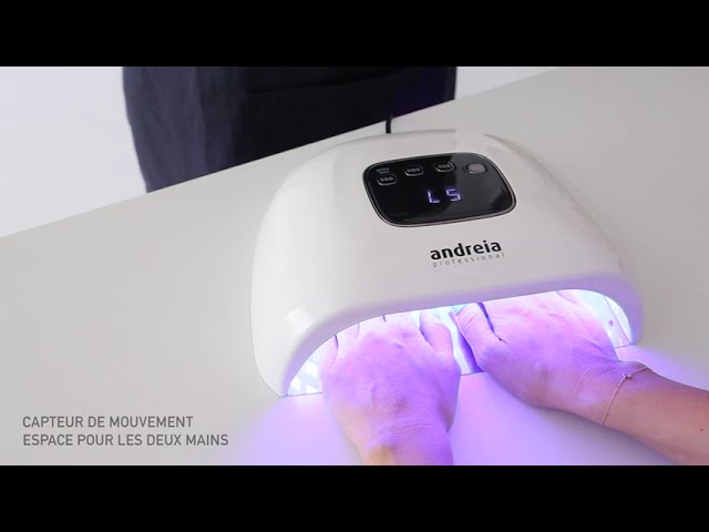 Vídeo relacionado con Andreia Pro Lamp Revolution catalisador LED/UV 180W para uñas de gel