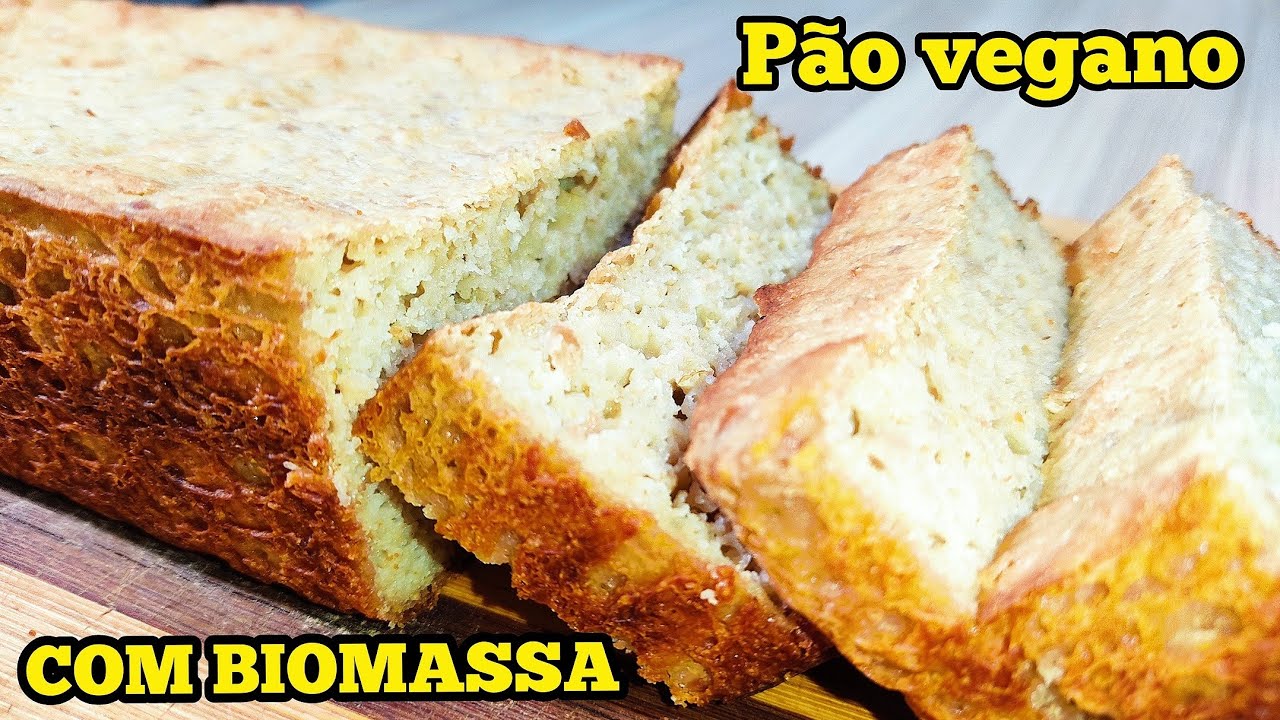 RECEITA DE PÃO DE BIOMASSA, VEGANO, SEM GLÚTEN, SEM LACTOSE E SUPER SAUDÁVEL!!!