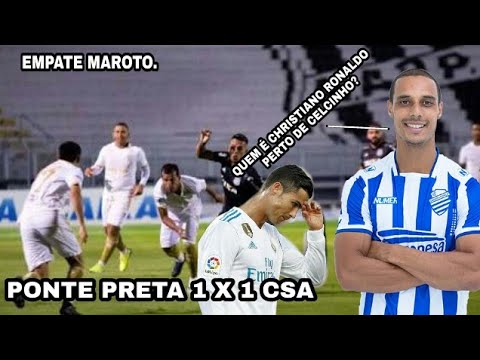 Ponte preta 1 x 1 CSA - narração mil grau - BRASILEIRÃO SÉRIE B