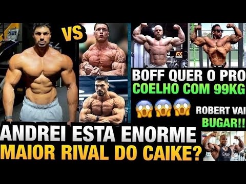 ANDREI DEIU GIGANTE (MAIOR RIVAL DO CAIKE PRO ?) - COELHO BATE 99KG - BOFF SHAPE ATUAL E MAIS