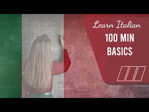How to Learn Basic Italian in 100 minutes