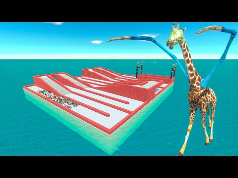 Escape From Alien Giraffe - Last Survivor - Animal Revolt Battle Simulator