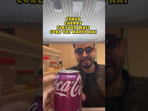 Trying Cherry Coke 🥤#cocacola #foodshorts