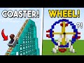 Minecraft: 20+ Amusement / Theme Park Build Hacks!