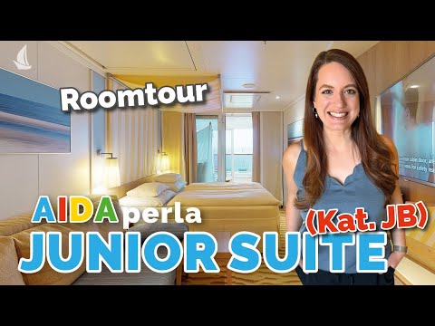 This is how you live in a Junior Suite with loggia on board AIDAperla