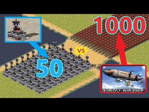 Mayan Pyramid vs Kirov - Red Alert 2