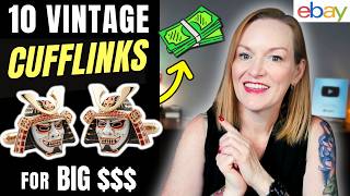 10 Vintage Cufflinks That Sell on Ebay for a Huge Profit | 10 Small Vintage Items That Sell