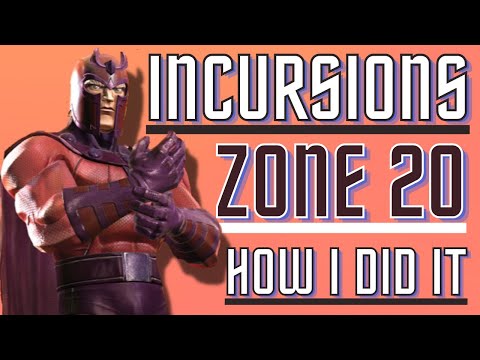 INCURSIONS Zone 20 Final Boss + MY OUTLINE TO SUCCEED - Who I used & Why!!!