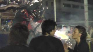 preview picture of video '南関ぎおん　三山競演　新栄町　Nankan Gion  '10 at Shinsakae machi　Omuta'