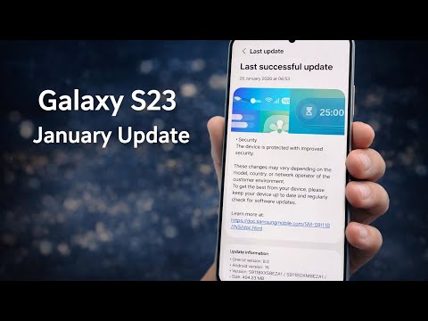 (Malayalam) Samsung Galaxy S23 January Update | Camera & Performance