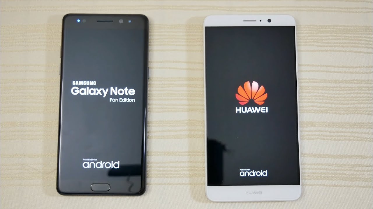 Galaxy Note FE vs Mate 9 - Speed Test! (4K)