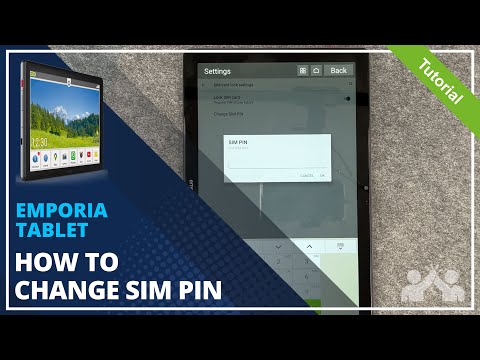Emporia Tablet - How to Change SIM PIN • 📱 • 🔢 • 🔐 • Tutorial