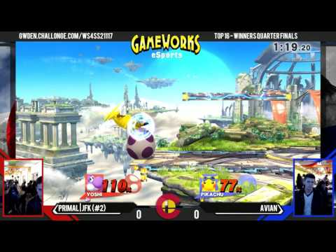 Primal | JFK (Yoshi) Vs. Avian (Pikachu) - Top 16 WQF