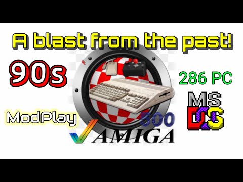 Modplay first Amiga tracker for PC MS-DOS & my Lost MOD file found @a.m.o.o.s.e