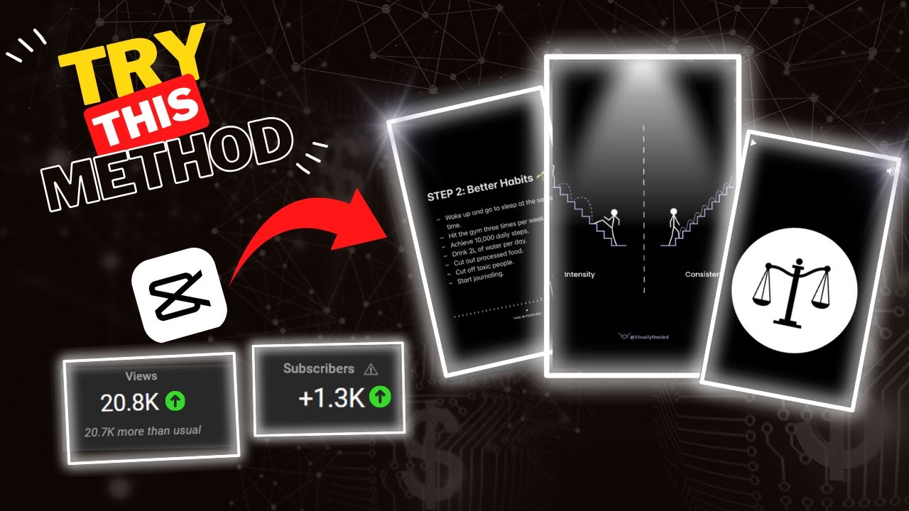 How to Create TRENDING Motion Graphic Shorts in CapCut | Free Tutorial