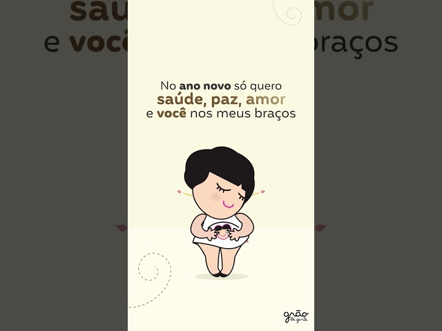 Mamãe que vai passar o ano novo com seu grãozinho no forninho🥰 ✨🤍#graodegente #anonovo #anonovo2024