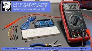 BUILD AND CODE: How to toggle an LED w\button on an Arduino MEGA 2560