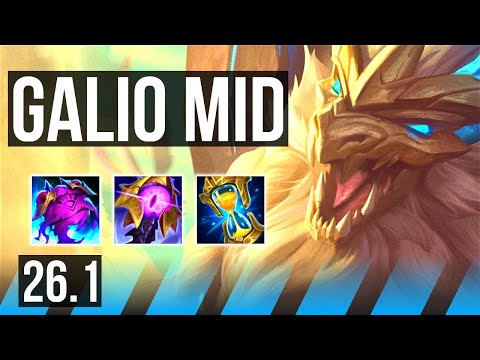 GALIO vs XERATH (MID) | KR Master | 26.1