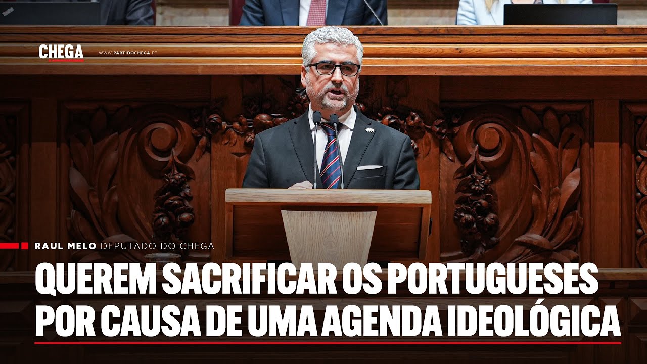 Querem sacrificar os portugueses por causa de uma agenda ideológica