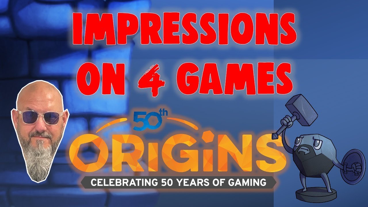 Impressions on 4 Games Played at Origins Game Fair 2025
