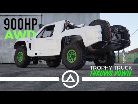 900HP AWD Trophy Truck throws down