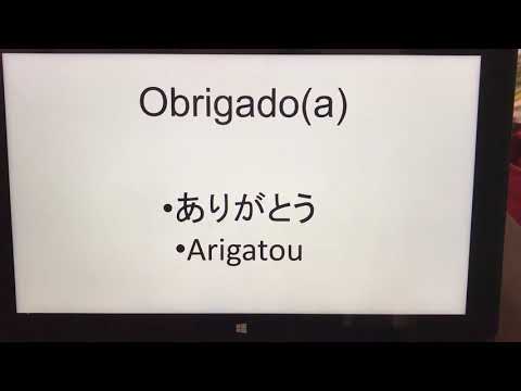 Aula de Japonês “Saudações”