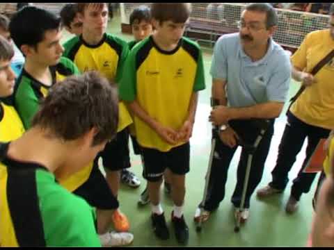 Equip cadet Handbol contra barça