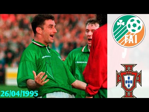 Republic of Ireland vs Portugal 26/04/1995 ● Euro qualifiers 1996 (Group 6, M5)
