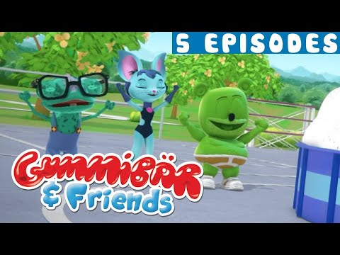 Gummy Bear Show Season 2 - EPISODES 6-10 - Gummibär And Friends
