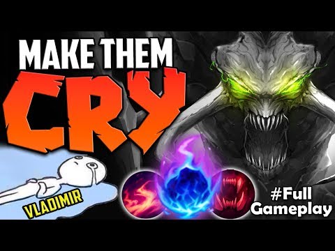 MAKE THEM CRY | A MAD TOP LANER | Cho'Gath vs Vladimir TOP Lane Ranked SEASON 8 Gameplay