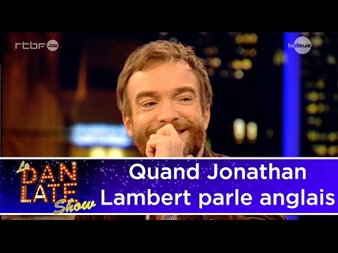 Quand Jonathan Lambert tente de parler anglais sur un tournage