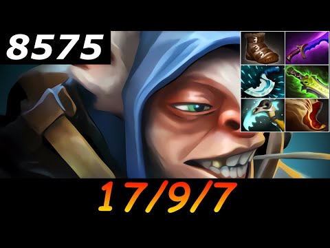 Dota 2 Meepo 8575 MMR 17/9/7 (Kills/Deaths/Assists) Ranked Full Gameplay