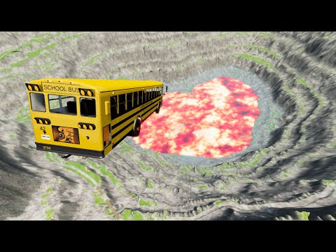 BeamNG.Drive - Leap Of Death Car Jumps and Falls Crashes #3