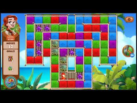 Lost Island Blast Adventure Level 1790 - NO BOOSTERS 🏝️ | SKILLGAMING ✔️