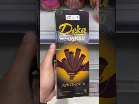 DARK CHOCOLATE WAFER JUMBO #shorts #deka
