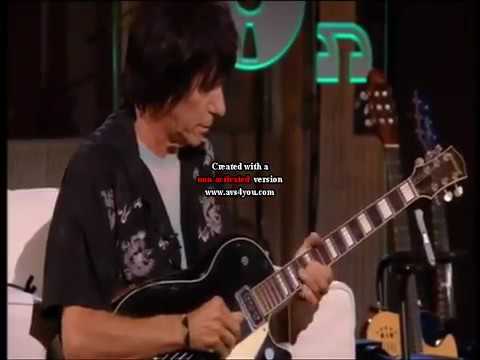 Jeff Beck demonstrating Rockabilly (Cliff Gallup style)