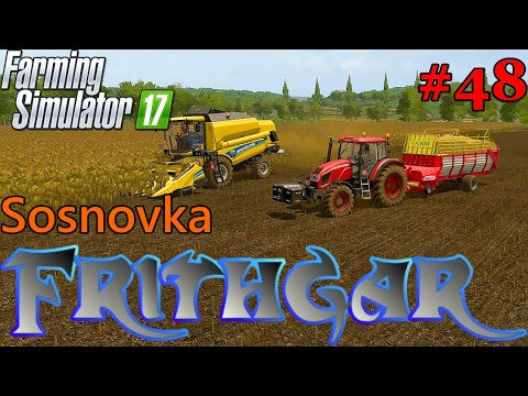 Let's Play Farming Simulator 2017, Sosnovka #48: Sunflowers And Straw!