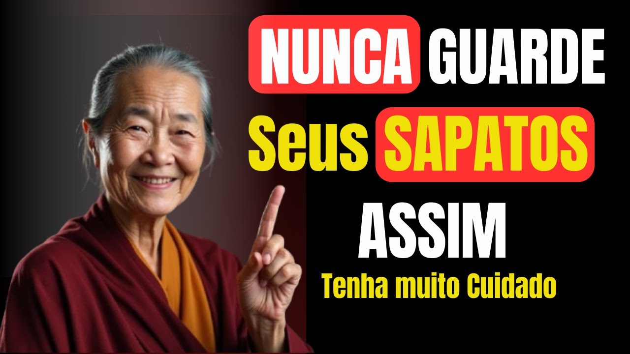 NUNCA DEIXE seus SAPATOS neste LUGAR da CASA ou AFASTARÁ o DINHEIRO - SABEDORIA BUDISTA