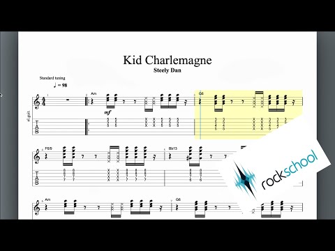Kid Charlemagne Rockschool Grade 8 Guitar