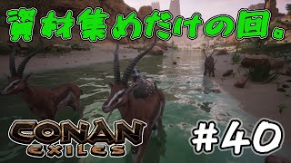 #40【PC版Conan Exiles】資材集めだけの回。【Conan Outcasts】