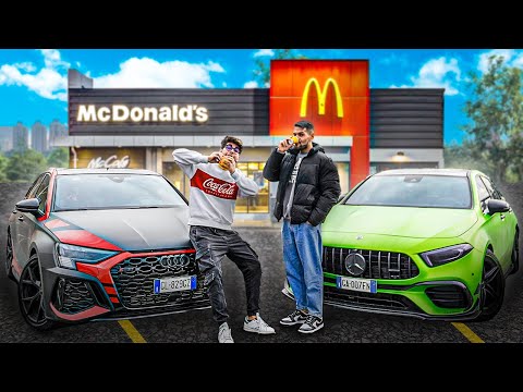 ANDARE al MCDONALD'S con 900CV con MICHAEL SPAMPINATO!! 🤣