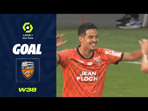Goal Romain FAIVRE (36' - FCL) FC LORIENT - RC STRASBOURG ALSACE (2-1) 22/23