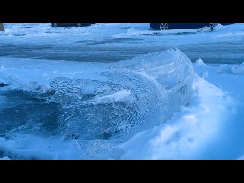 NEW 'top secret ice coating' creepy way to tell what car was parked Video