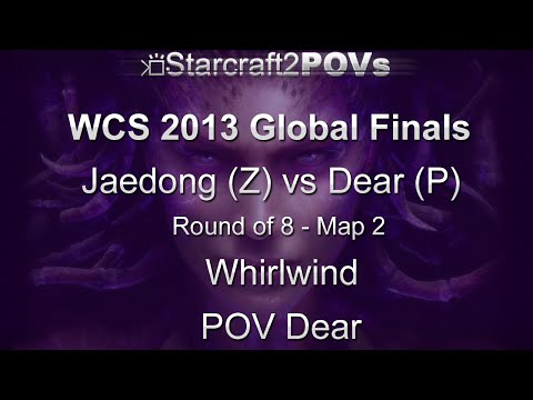 SC2 HotS - WCS 2013 Global Finals - Jaedong vs Dear - Ro16 - Map 2 - Whirlwind - Dear
