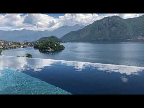 Villa Molli infinity pool Lake Como
