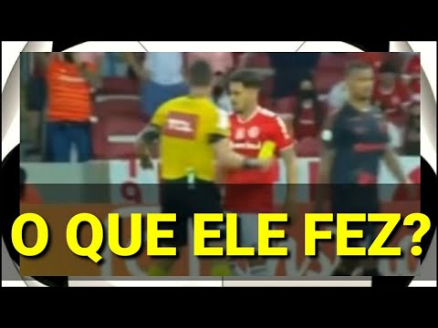 ESTÃO ACABANDO COM O FUTEBOL! VEJA O MOTIVO PELO QUAL MAURÍCIO DO INTERNACIONAL TOMOU AMARELO!!