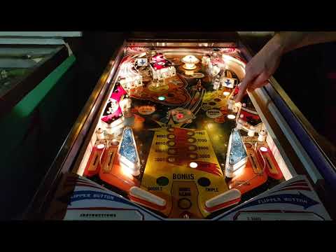 1978 Stern Stars Pinball Machine Gameplay.