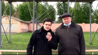 Стадіон Поділля. Як працює старе табло. Перевірка апаратури у радіорубці