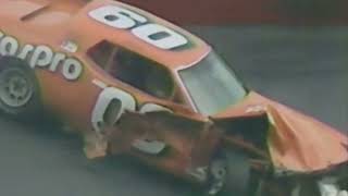 1984 Dixie Cup 200 - Francis Affleck & Ronnie Silver crash