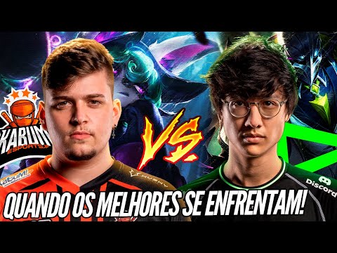 LOUD TINOWNS DE ZED VS KBM HAUZ DE VEX, DUELO DE CBLOL!